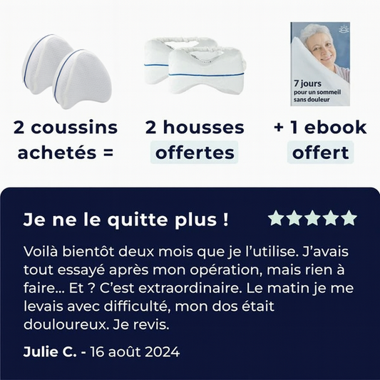 OrthoEase | Coussin Orthopédique Genoux