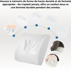 Coussin Orthopédique Dossier Cellsius - Soulage les douleurs lombaires et dorsales