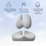 OrthoSupport™ – Coussin Ergonomique Pour Bureau
